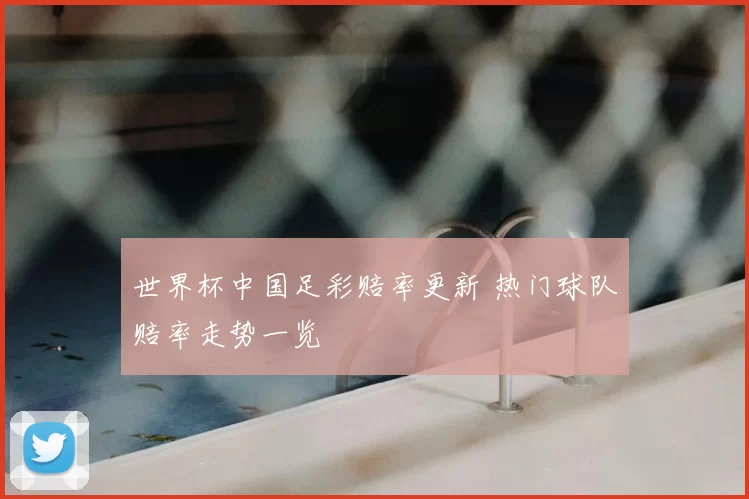 世界杯中国足彩赔率更新 热门球队赔率走势一览